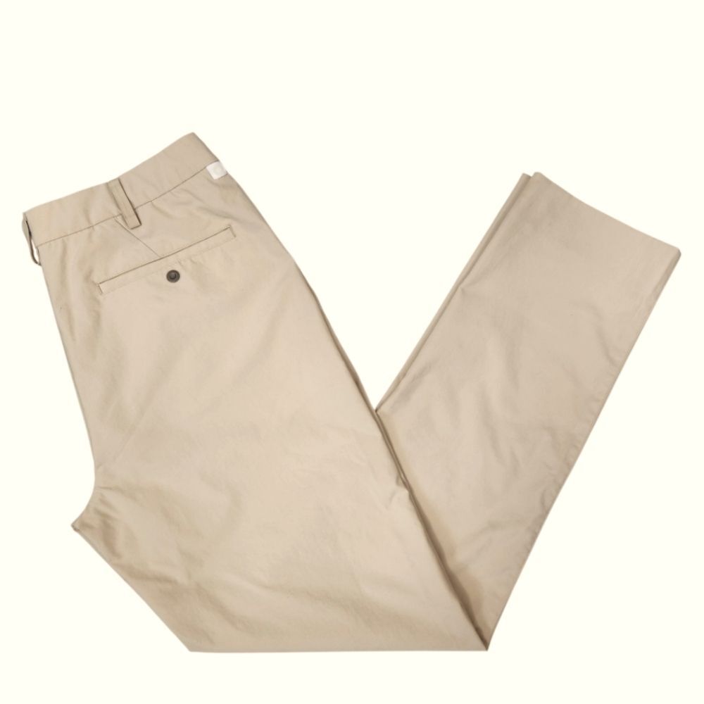 Ministry Of Supply Mens Pace Poplin Flat Front Lightweight Warm Weather Pants 32